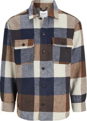Jack & Jones Langarmhemd - JJEBRADLEY OLLIE OVERSHIRT LS NOOS - S bis L - für Männer - Größe S - multicolor