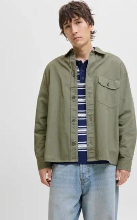 Jack & Jones Langarmhemd "JJEDOVER OVERSHIRT LS SN"
