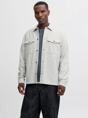 Jack & Jones Langarmhemd JJEPERFECT MELANGE OVERSHIRT LS SN
