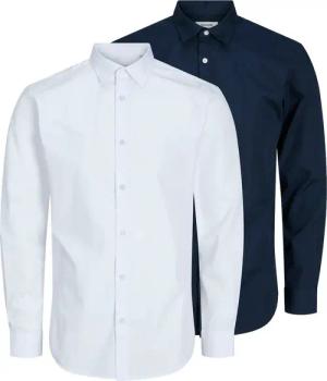 Jack & Jones Langarmhemd "JJJOE SHIRT LS 2 PACK MP"