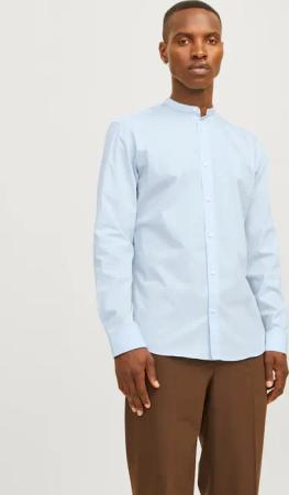 Jack & Jones Langarmhemd "JJJOE SHIRT LS PLAIN MAO"