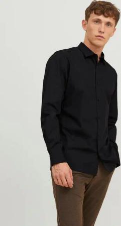Jack & Jones Langarmhemd JJJOE SHIRT LS PLAIN