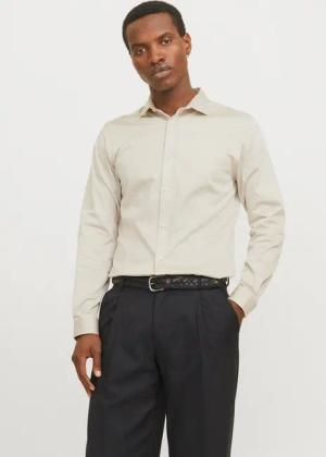 Jack & Jones Langarmhemd JJPRPARMA SHIRT L/S NOOS mit Hemdkragen