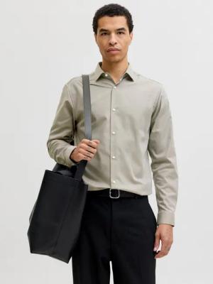 Jack & Jones Langarmhemd JPRBLAPARKER Slim Fit Hemd, atmungsaktiv, ideal für den Alltag Baumwolle, slim fit