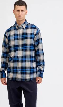 Jack & Jones Langarmhemd "JPRBLUBARKLEY FLANNEL X-MAS L/S SHIRT CH"