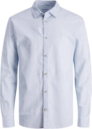 Jack & Jones Linnen Shirt   Blau