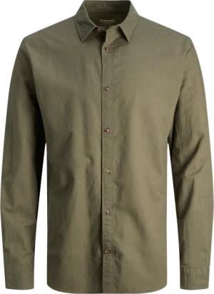 Jack & Jones Linnen Shirt   Grun