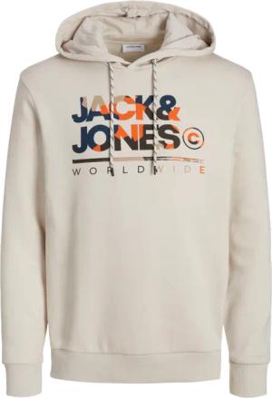 Jack & Jones Luke Sweat Hood  Beige