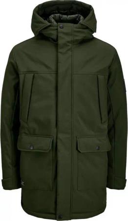 Jack & Jones Parka Finn Softshell Parka mit verstellbarer Kapuze