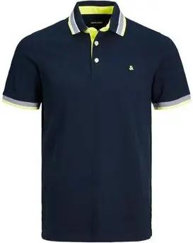 Jack & Jones  Poloshirt 12136668 PAULOS-NAVY BLAZER NEON