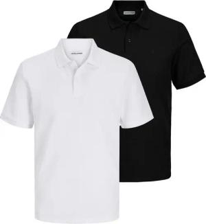 Jack & Jones Poloshirt 2er Pack Austin (Spar-Set, 2-tlg) Poloshirt - Atmungsaktiv - Leichter und dehnbarer Stoff