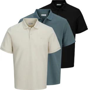 Jack & Jones Poloshirt Austin Kurzarmshirt im Dreierpack