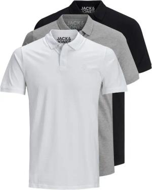 Jack & Jones Poloshirt Basic (3-tlg., 3er Pack) slimfit / figurbetont geschnitten