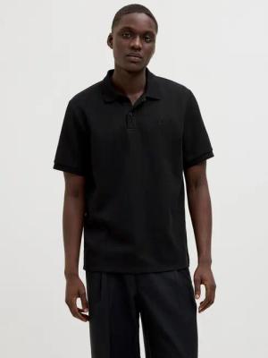 Jack & Jones Poloshirt JJEAUSTIN POLO SS NOOS Materialmix, regular fit