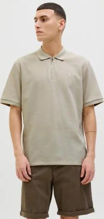 Jack & Jones Poloshirt JJEAUSTIN ZIP POLO SS NOOS mit Polokragen