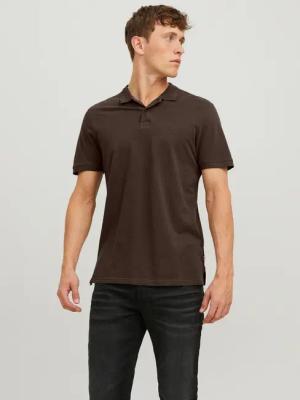 Jack & Jones Poloshirt JJEBASIC POLO SS NOOS mit Logo Stickerei