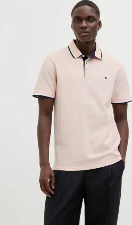 Jack & Jones Poloshirt "JJEPAULOS POLO SS NOOS" Baumwolle, slim fit