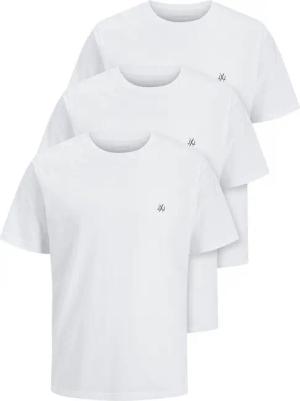 Jack & Jones Print-Shirt 3er Pack JXJ TEE (3-tlg) (3 Stück) etwas länger geschnitten, nicht zu kurz