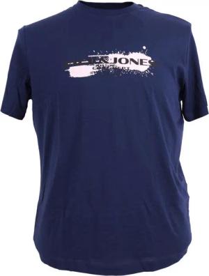 Jack & Jones Print-Shirt Jack & Jones T-Shirt in großen Größen, blau