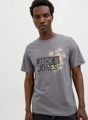 Jack & Jones Print-Shirt "JJJAXON – T-Shirt mit Print, Rundhals und Baumwolle" Print, modisch, regular fit, Jersey, Rundhals