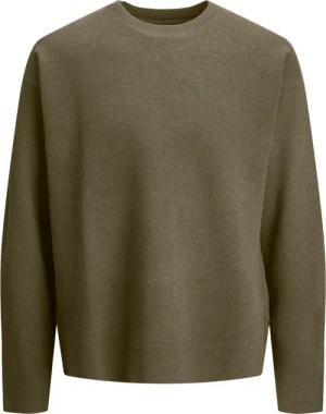 Jack & Jones Pullover Bradfort Strick Rundhals Grün