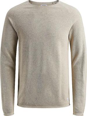 JACK & JONES Pullover JJEHILL beige | XS