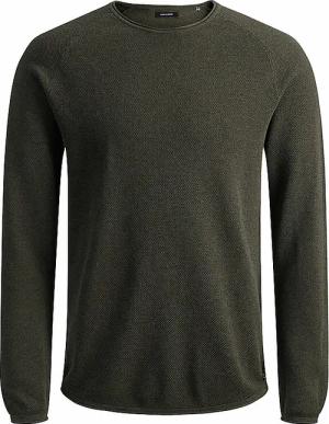 JACK & JONES Pullover JJEHILL olive | XL