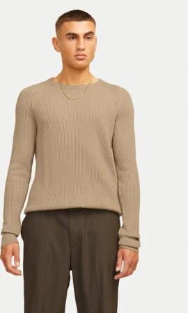 Jack & Jones Pullover Pannel 12258471 Beige Regular Fit