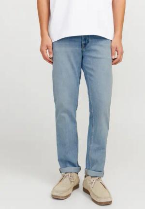 Jack & Jones Regular-fit-Jeans "JJICLARK im Used-Look, Stretchkomfort und niedrige Leibhöhe" Baumwollmischung, regular fit
