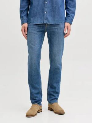 Jack & Jones Regular-fit-Jeans JJICLARK im Used-Look, Stretchkomfort und niedrige Leibhöhe Baumwollmischung, regular fit