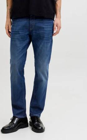 Jack & Jones Regular-fit-Jeans JJICLARK mit Used-Look und Stretch für den Alltag mit Abriebeffekten