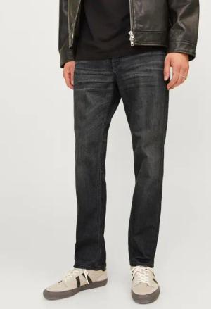 Jack & Jones Regular-fit-Jeans "JJICLARK mit Used-Look und Stretch für den Alltag" mit Abriebeffekten