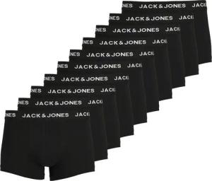 Jack & Jones Retro Boxer 10er Pack Jacsolid (Spar-Set) Retro Short / Pant - Baumwolle - ohne Eingriff - Atmungsaktiv
