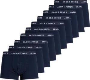 Jack & Jones Retro Boxer 10er Pack Jacsolid (Spar-Set) Retro Short / Pant - Baumwolle - ohne Eingriff - Atmungsaktiv