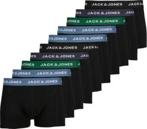 Jack & Jones Retro Boxer 10er Pack Solid (Spar-Set, 10-St) Retro Short / Pant - Baumwolle - ohne Eingriff - Atmungsaktiv