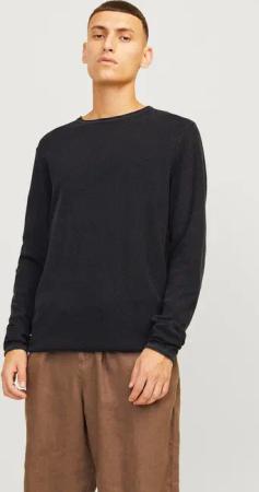 Jack & Jones Rundhalspullover JJDEAN KNIT CREW NECK AW24 in gewaschener Optik