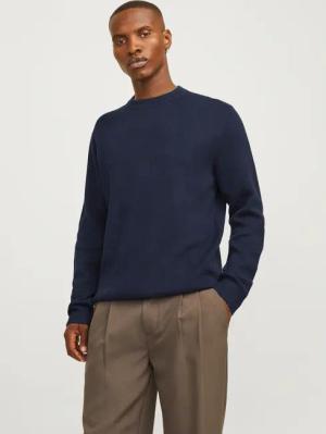 Jack & Jones Rundhalspullover "JPRBLAMARK MERINO KNIT CREW NECK LN" Wolle, regular fit