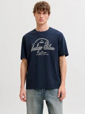 Jack & Jones Rundhalsshirt JJEDENVER GRAPHIC TEE SS O-NECK SN mit Logobranding