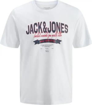 Jack & Jones Rundhalsshirt JJELOGO TEE SS O-NECK 2 COL SS26 SN mit Grafikprint