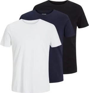 Jack & Jones Rundhalsshirt JJEORGANIC BASIC TEE SS O-NE 3PK MP NOOS (Packung, 3-tlg)