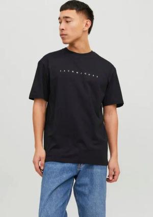 Jack & Jones Rundhalsshirt JJESTAR mit Pigmentprint und Baumwollgefühl mit Pigmentprint