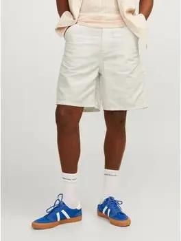 Jack & Jones  Shorts 12255496 CARPENTER LINEN-CLOUD DANCER