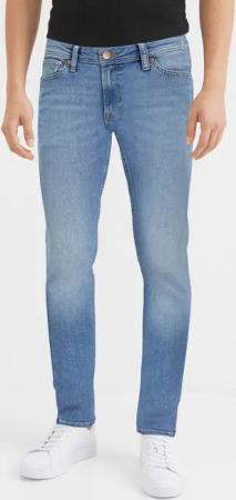 Jack & Jones Skinny-fit-Jeans JJILIAM Skinny Jeans mit Used-Waschung für schlanke Silhouette Abriebeffekte, modisch, skinny fit, Baumwollmischung
