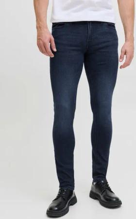 Jack & Jones Skinny-fit-Jeans JJILIAM Skinny Jeans mit Used-Waschung für schlanke Silhouette Abriebeffekte, modisch, skinny fit, Baumwollmischung