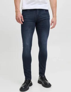 Jack & Jones Skinny-fit-Jeans "JJILIAM Skinny Jeans mit Used-Waschung für schlanke Silhouette" Abriebeffekte, modisch, skinny fit, Baumwollmischung