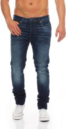 Jack & Jones Slim-fit-Jeans Jack & Jones Tim Original Dark Blue Slim Fit Herren Jeans