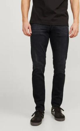 Jack & Jones Slim-fit-Jeans JJIGLENN – Jeans mit Gürtelschlaufen und Used-Waschung Used, modisch, slim fit, Denim/Jeans