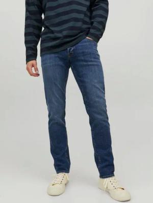 Jack & Jones Slim-fit-Jeans JJIGLENN – Jeans mit Stretch und figurbetonter Silhouette Used, modisch, slim fit, Denim/Jeans
