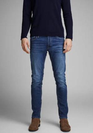 Jack & Jones Slim-fit-Jeans JJIGLENN Slim-Fit mit Stretch und praktischer 5-Pocket-Form Baumwollmischung, slim fit