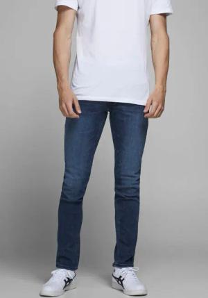 Jack & Jones Slim-fit-Jeans "JJIGLENN Slim-Fit mit Stretch und praktischer 5-Pocket-Form" mit Abriebeffekten
